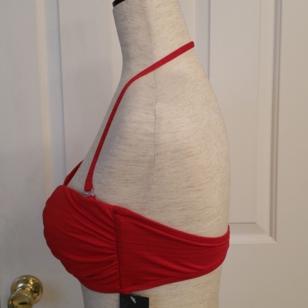 mossimo Red Bikini Top NWT - Picture 5 of 11